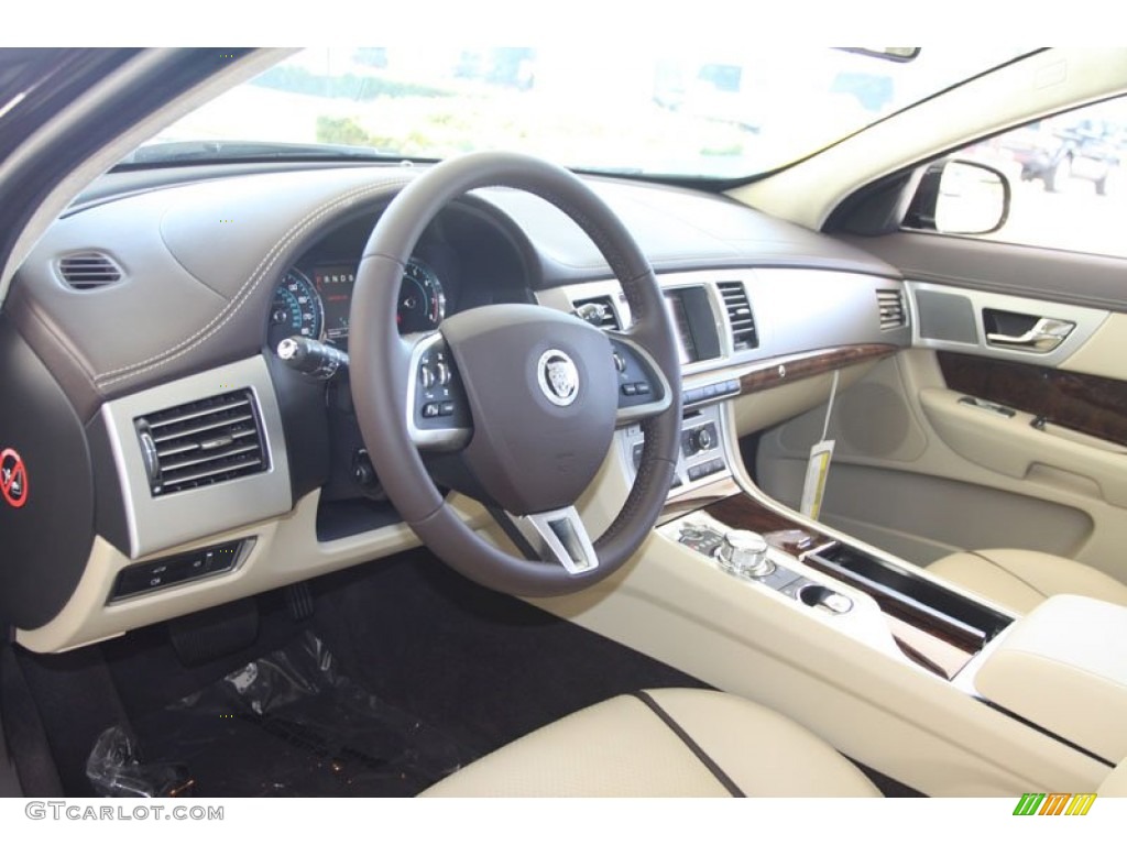 Barley/Truffle Interior 2012 Jaguar XF Portfolio Photo #56057678