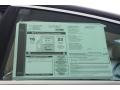 2012 Jaguar XF Portfolio Window Sticker