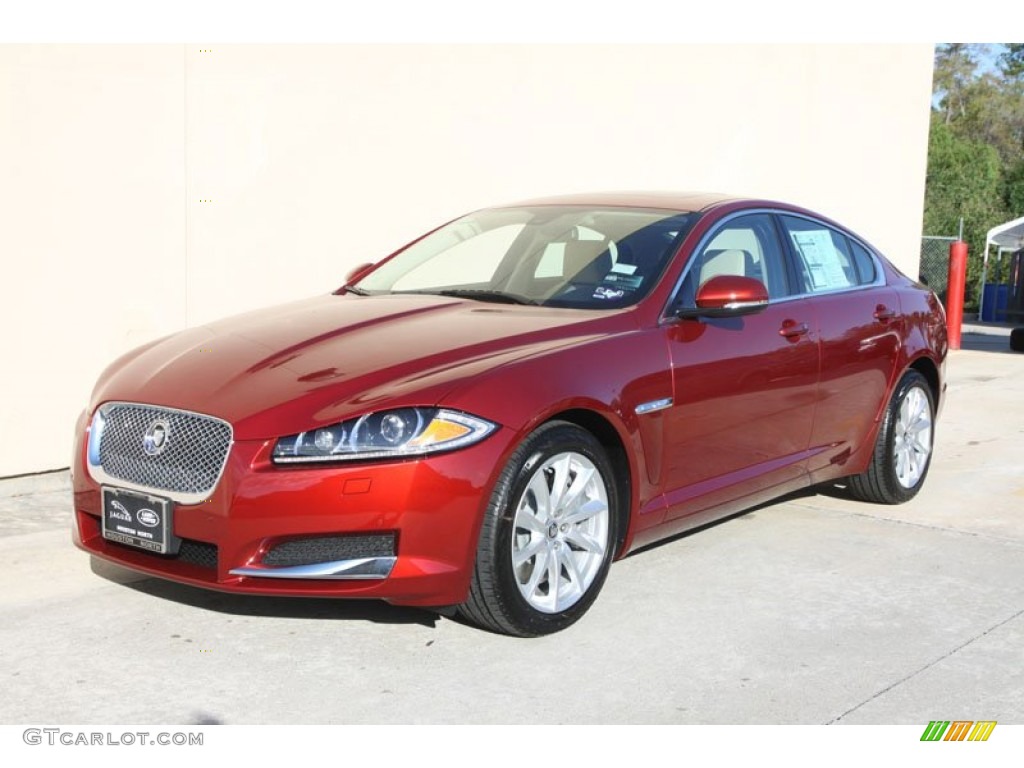 Claret Red Metallic 2012 Jaguar XF Standard XF Model Exterior Photo #56057996