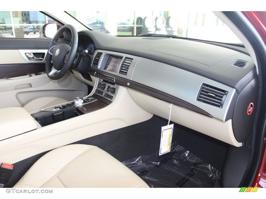 2012 Jaguar XF Standard XF Model Barley/Warm Charcoal Dashboard Photo #56058056