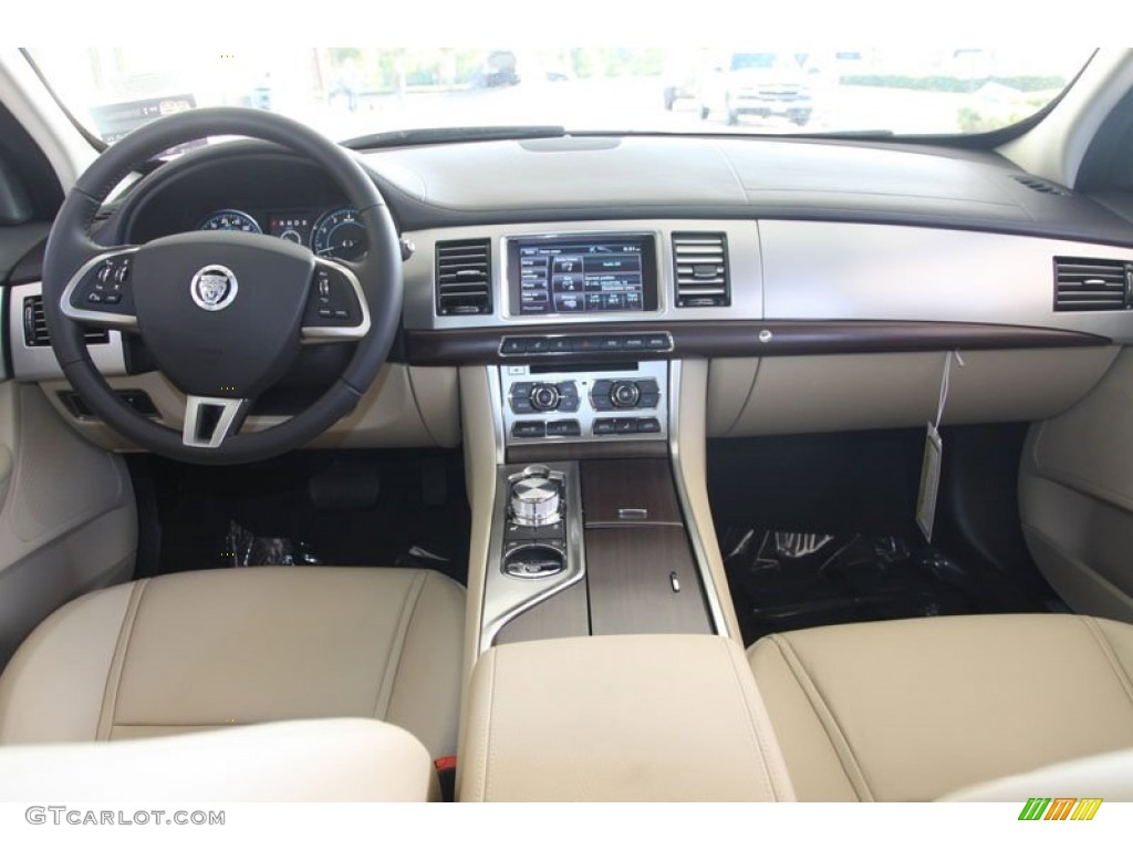 2012 Jaguar XF Standard XF Model Barley/Warm Charcoal Dashboard Photo #56058076