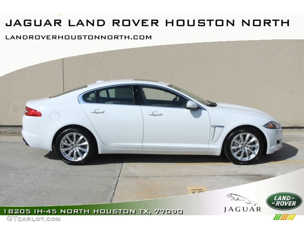 Polaris White Jaguar XF