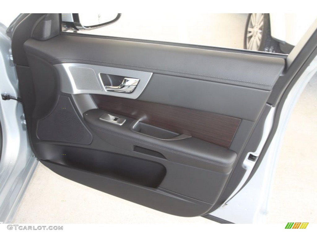 2012 Jaguar XF Standard XF Model Warm Charcoal/Warm Charcoal Door Panel Photo #56058737