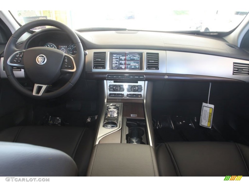 2012 Jaguar XF Standard XF Model Warm Charcoal/Warm Charcoal Dashboard Photo #56058764