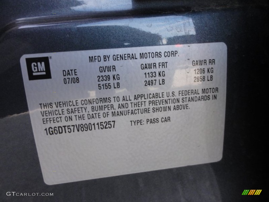 2009 CTS 4 AWD Sedan - Thunder Gray ChromaFlair / Light Titanium/Ebony photo #52