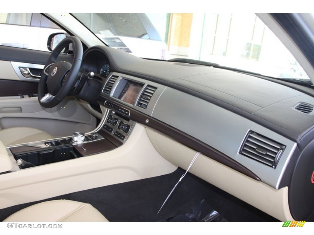 2012 Jaguar XF Standard XF Model Barley/Warm Charcoal Dashboard Photo #56058996