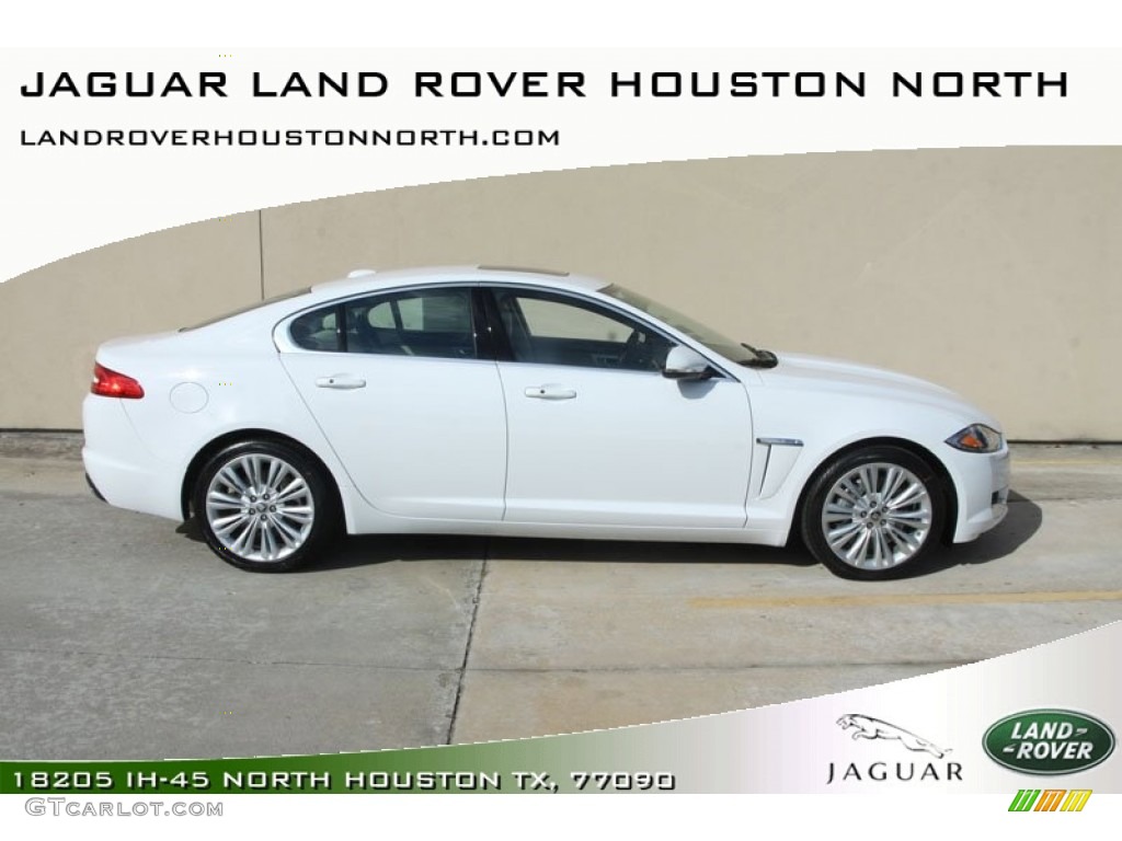 Polaris White Jaguar XF