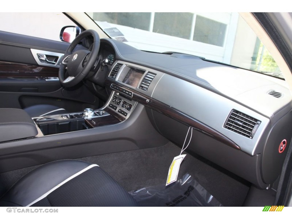 2012 Jaguar XF Portfolio Warm Charcoal/Warm Charcoal Dashboard Photo #56059481