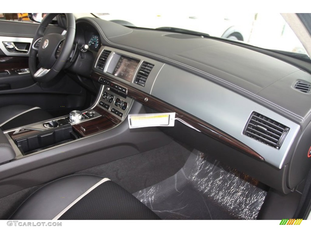 2012 Jaguar XF Portfolio Warm Charcoal/Warm Charcoal Dashboard Photo #56059706