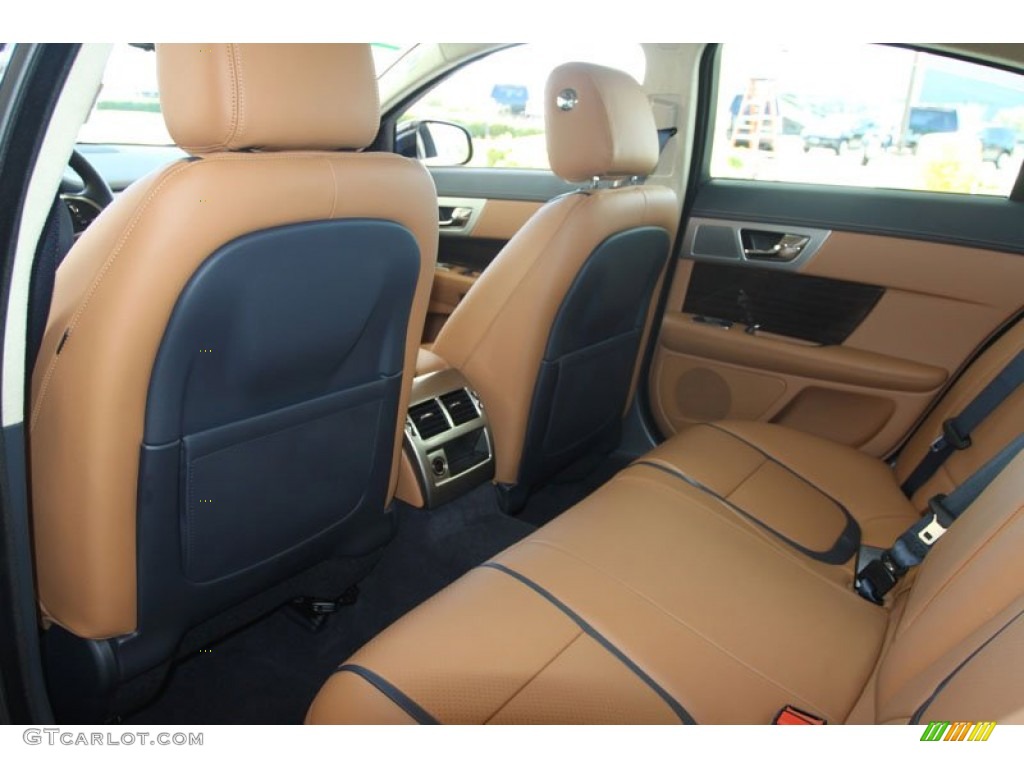 London Tan/Navy Interior 2012 Jaguar XF Portfolio Photo #56060024