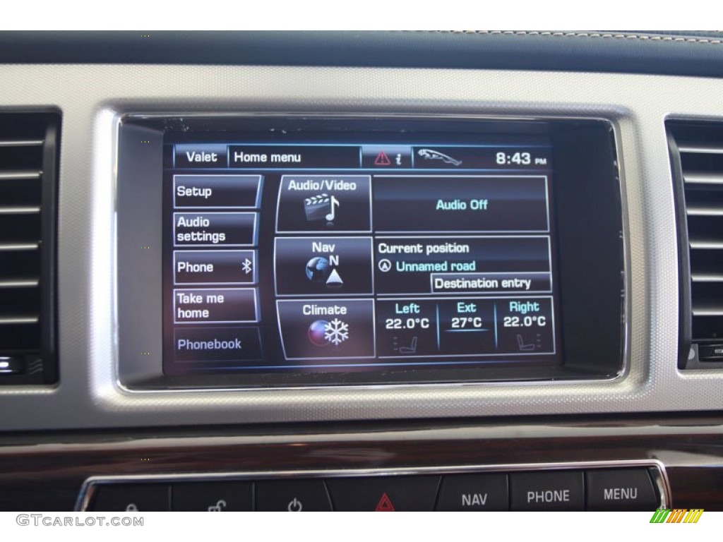 2012 Jaguar XF Portfolio Controls Photo #56060048