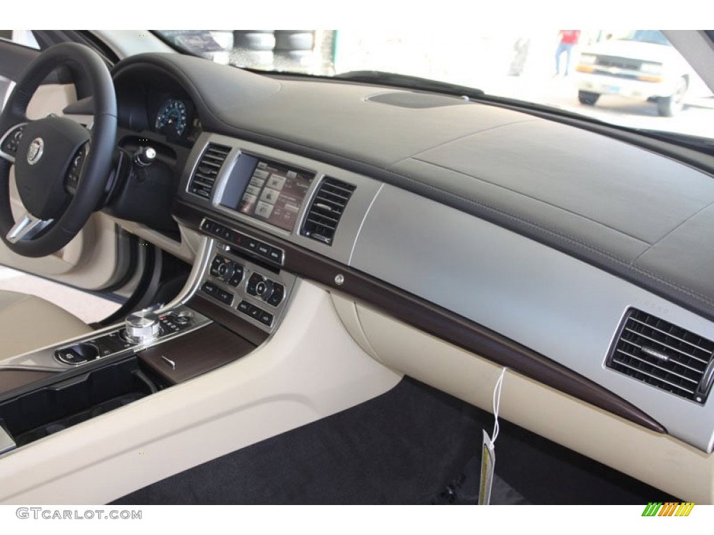 2012 Jaguar XF Standard XF Model Barley/Warm Charcoal Dashboard Photo #56060432