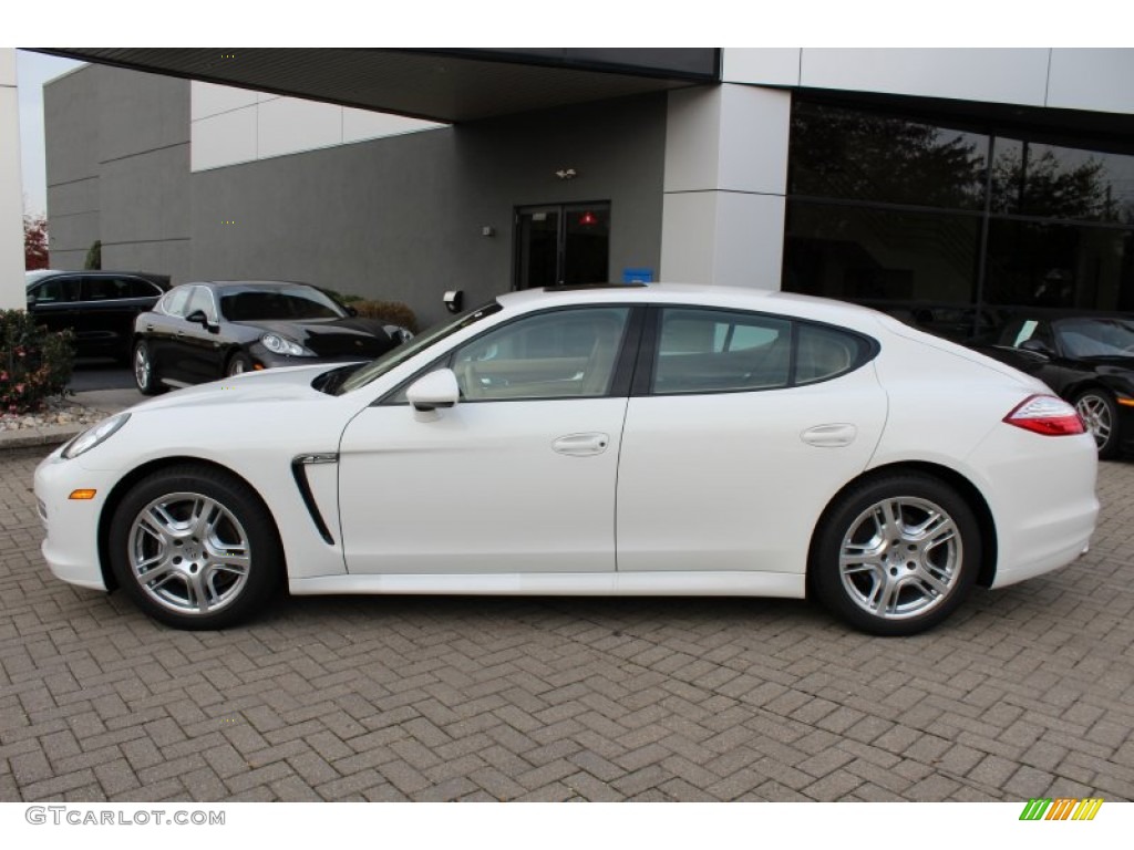 Carrara White 2012 Porsche Panamera 4 Exterior Photo #56060490