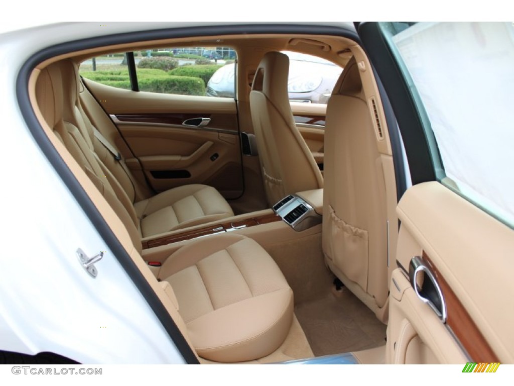 Luxor Beige Interior 2012 Porsche Panamera 4 Photo #56060640