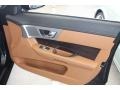 London Tan/Warm Charcoal 2012 Jaguar XF Portfolio Door Panel