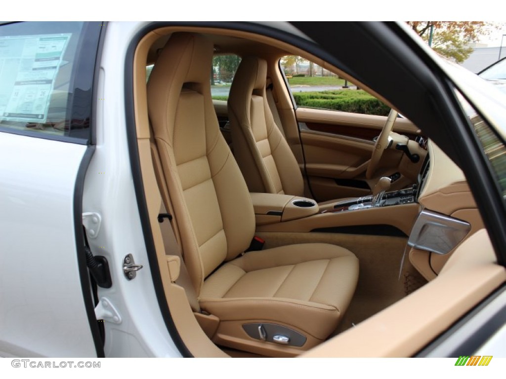 Luxor Beige Interior 2012 Porsche Panamera 4 Photo #56060672