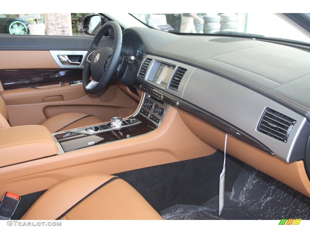 London Tan/Warm Charcoal Interior 2012 Jaguar XF Portfolio Photo #56060675