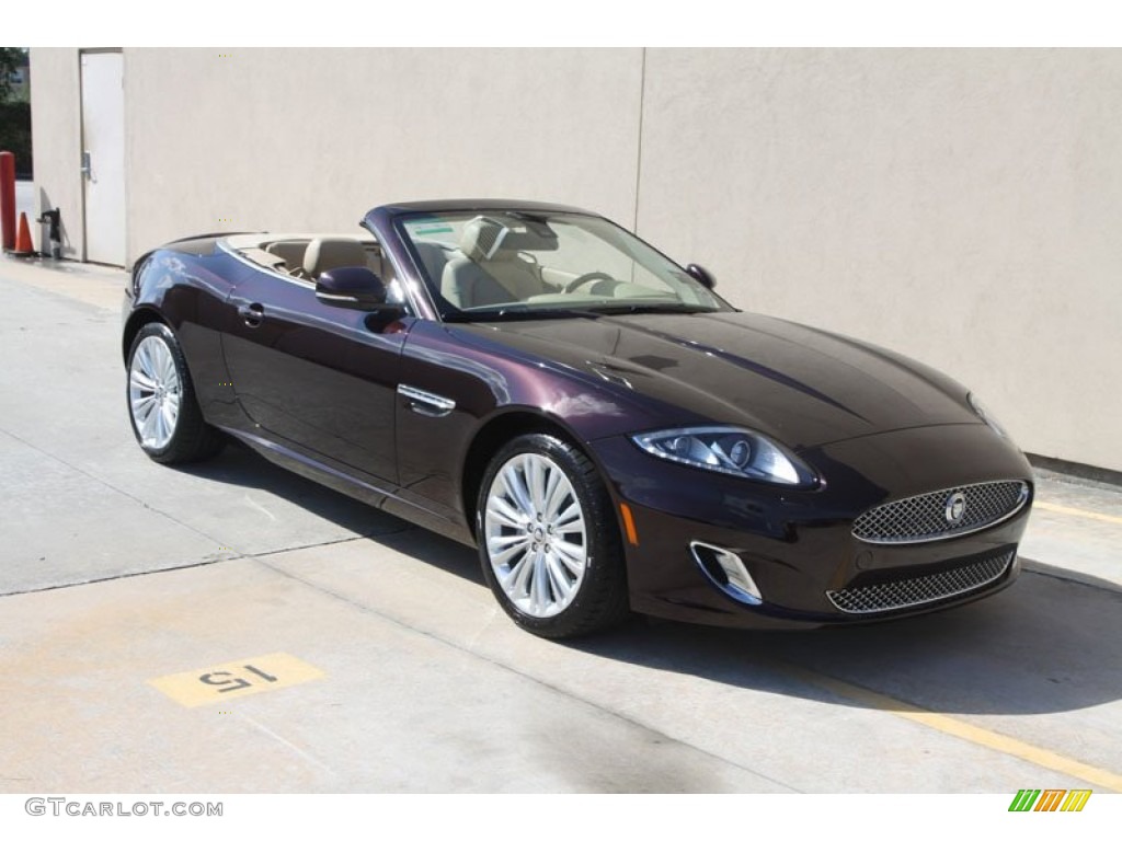 Caviar Metallic 2012 Jaguar XK XK Convertible Exterior Photo #56060744