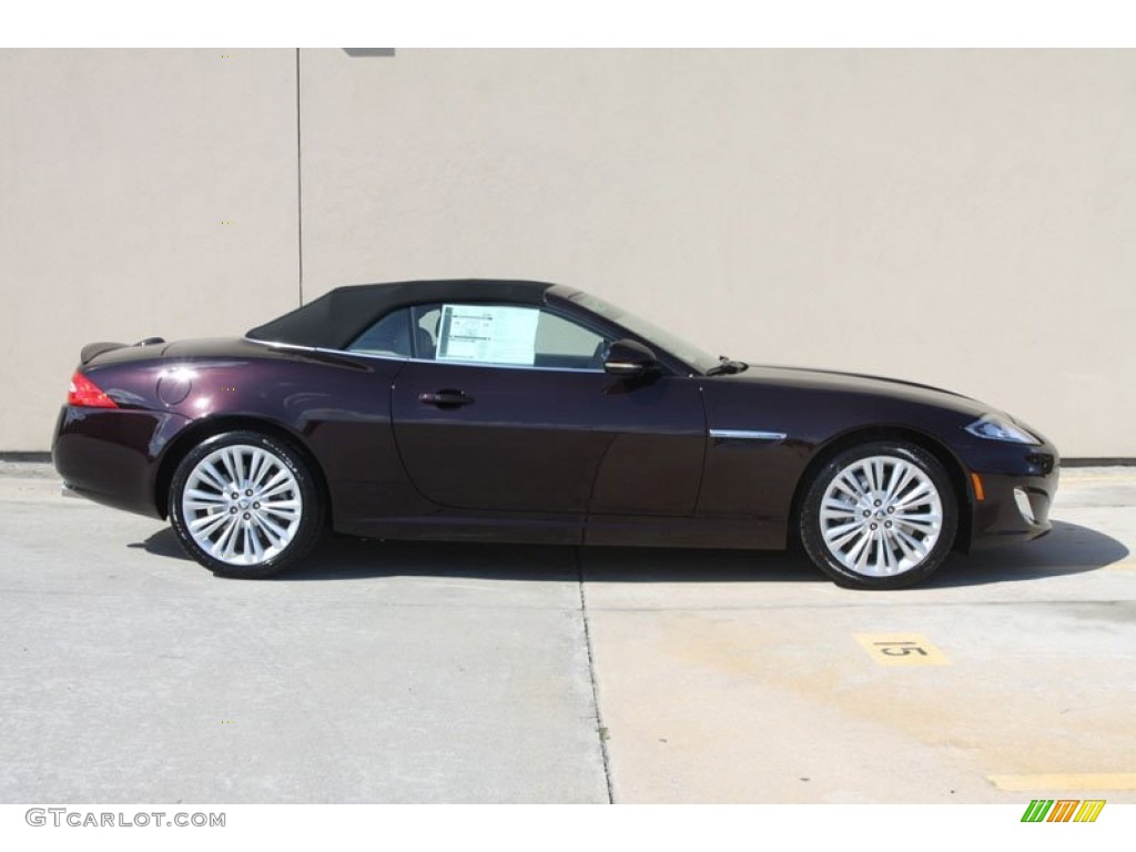 Caviar Metallic 2012 Jaguar XK XK Convertible Exterior Photo #56060805