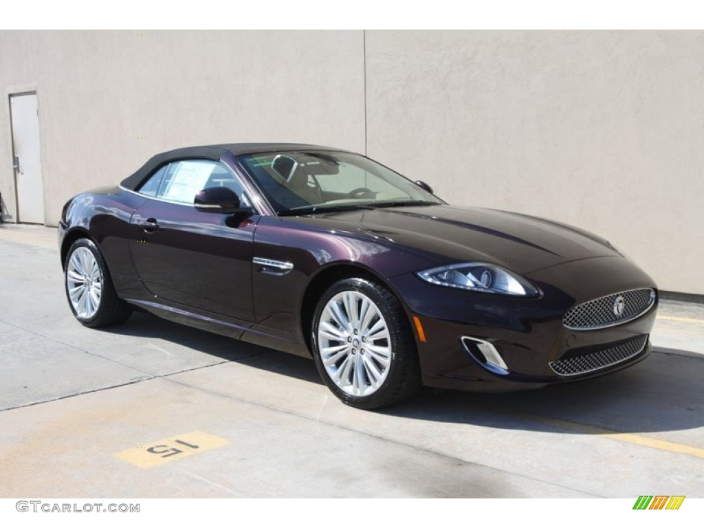 Caviar Metallic 2012 Jaguar XK XK Convertible Exterior Photo #56060815