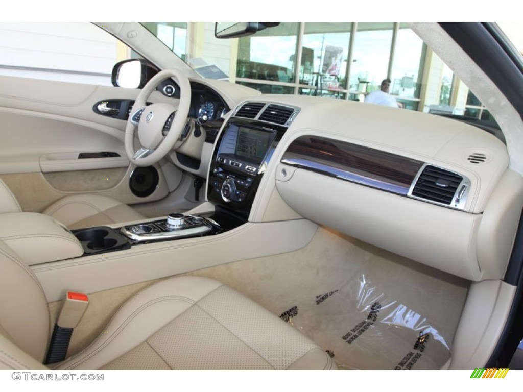 2012 Jaguar XK XK Convertible Caramel/Caramel Dashboard Photo #56060915