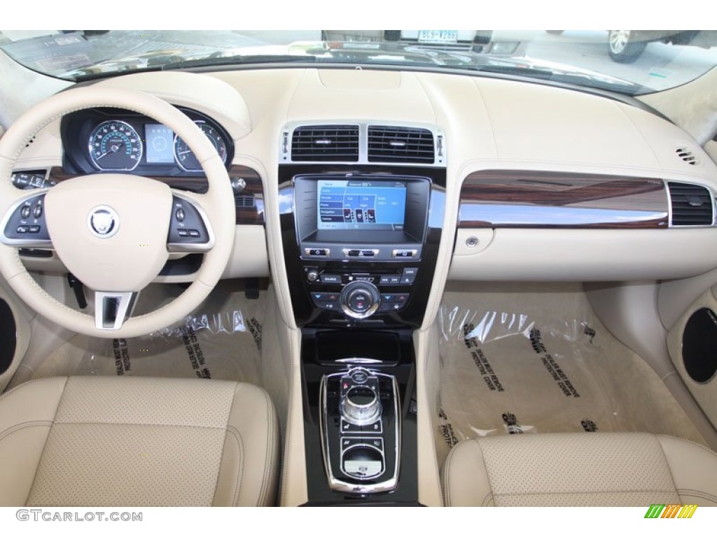 2012 Jaguar XK XK Convertible Caramel/Caramel Dashboard Photo #56060966