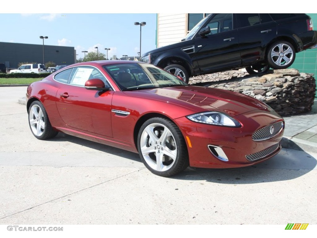 Claret Red Metallic 2012 Jaguar XK XK Coupe Exterior Photo #56060990