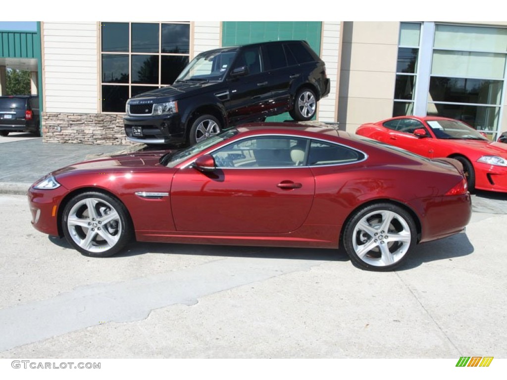 Claret Red Metallic 2012 Jaguar XK XK Coupe Exterior Photo #56061041
