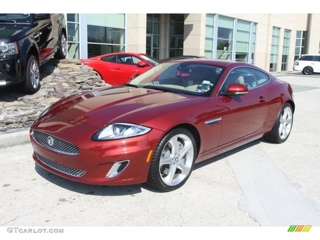 Claret Red Metallic 2012 Jaguar XK XK Coupe Exterior Photo #56061056