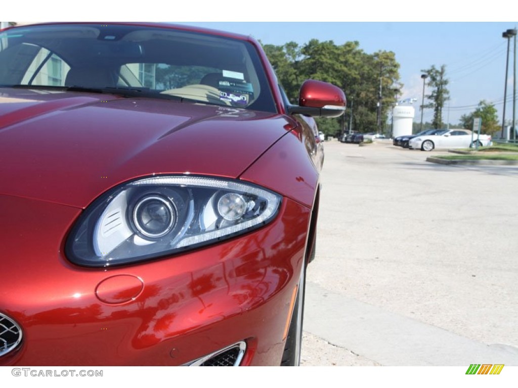 2012 XK XK Coupe - Claret Red Metallic / Caramel/Caramel photo #10