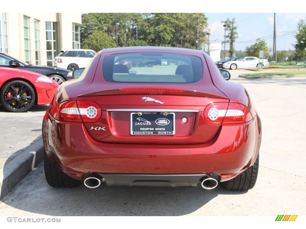2012 XK XK Coupe - Claret Red Metallic / Caramel/Caramel photo #13