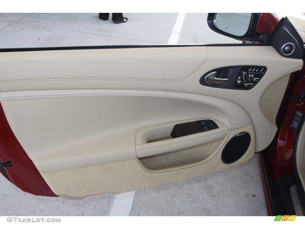 2012 Jaguar XK XK Coupe Caramel/Caramel Door Panel Photo #56061088