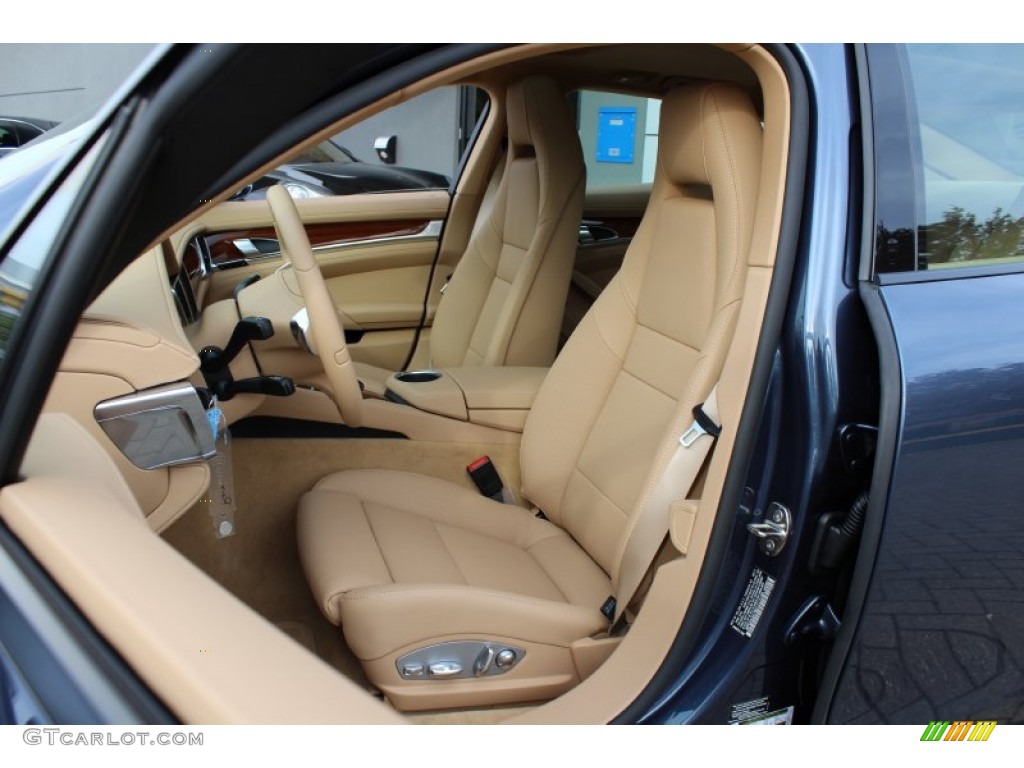 Luxor Beige Interior 2012 Porsche Panamera 4 Photo #56061185
