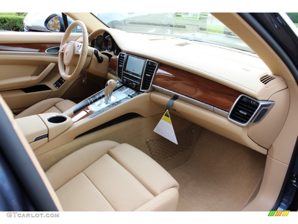 2012 Porsche Panamera 4 Luxor Beige Dashboard Photo #56061299