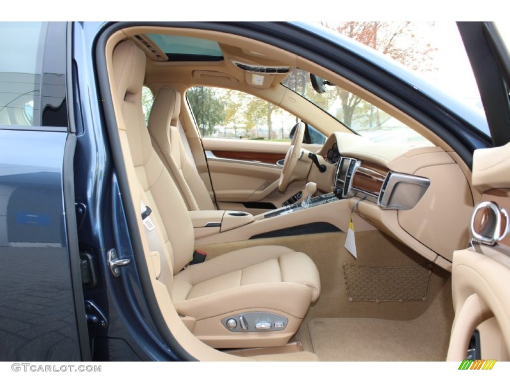 Luxor Beige Interior 2012 Porsche Panamera 4 Photo #56061308