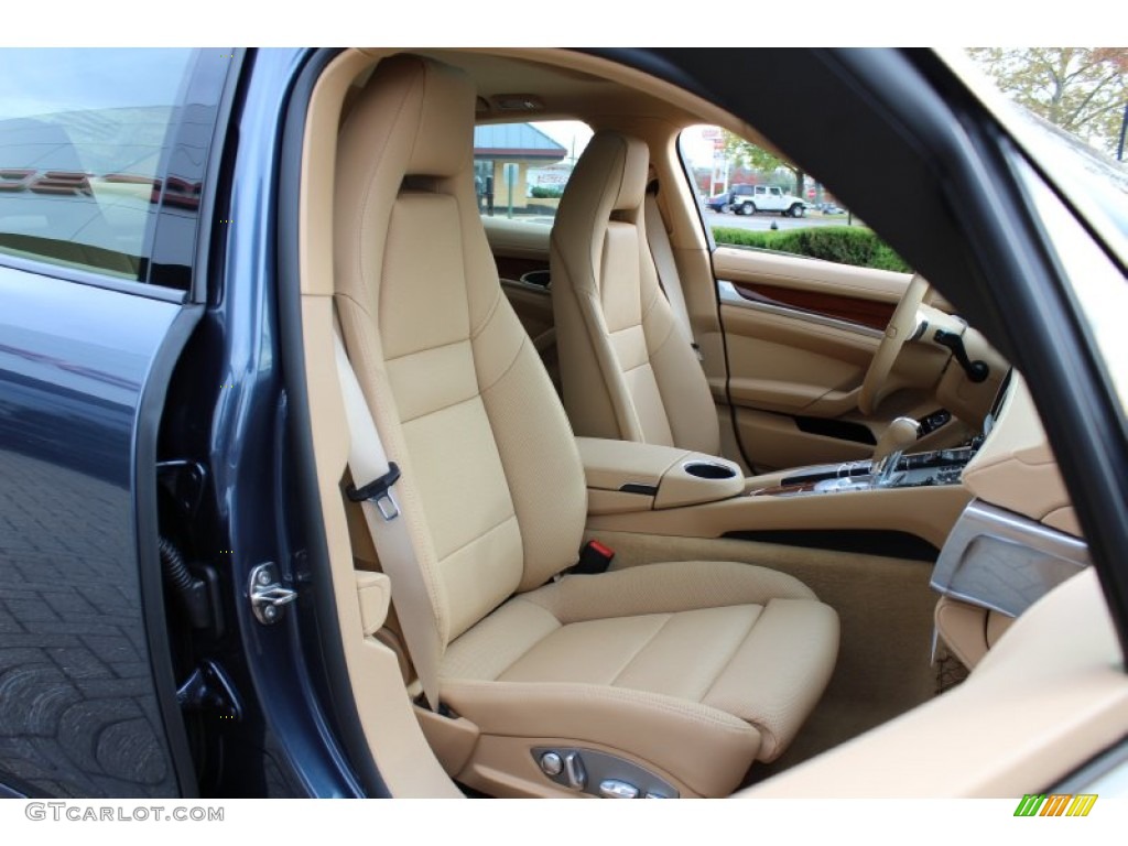 Luxor Beige Interior 2012 Porsche Panamera 4 Photo #56061317