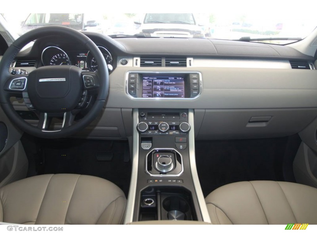 2012 Land Rover Range Rover Evoque Pure Almond/Espresso Dashboard Photo #56061359