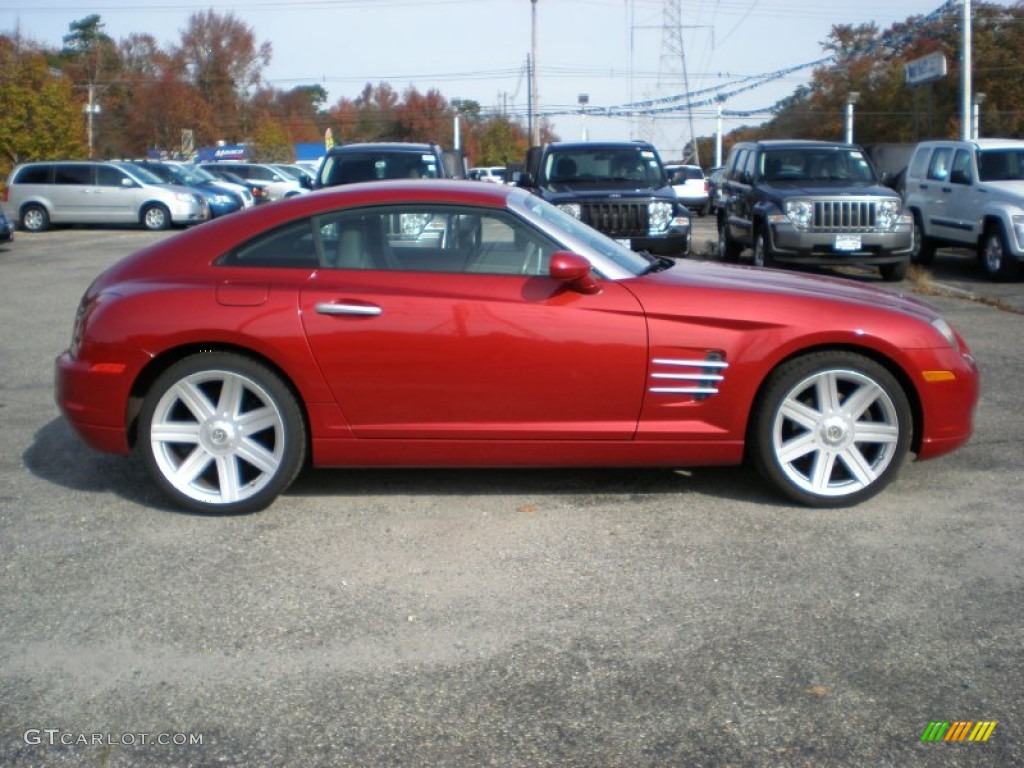 Blaze Red Crystal Pearlcoat 2005 Chrysler Crossfire Limited Coupe Exterior Photo #56061761