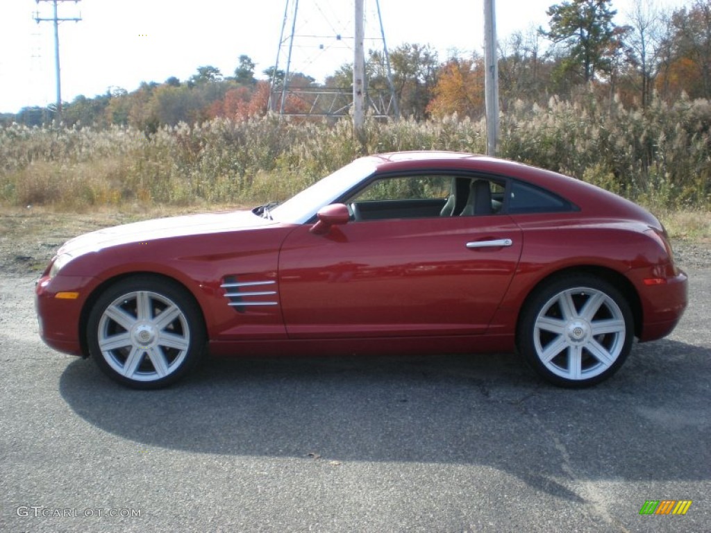 Blaze Red Crystal Pearlcoat 2005 Chrysler Crossfire Limited Coupe Exterior Photo #56061797
