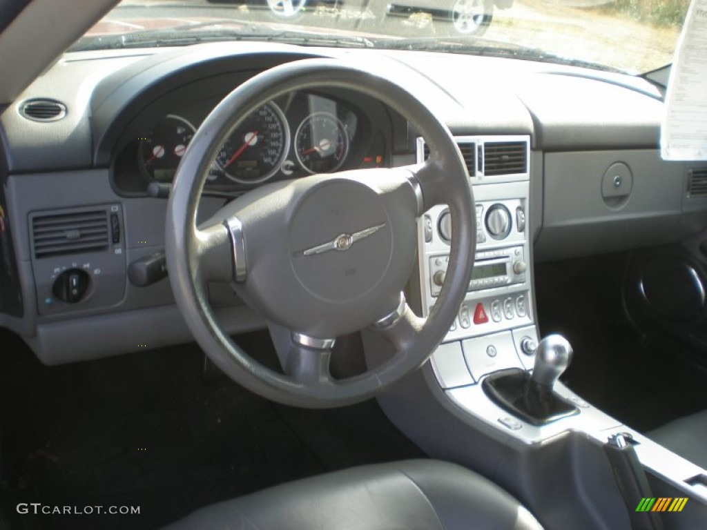 2005 Chrysler Crossfire Limited Coupe Dark Slate Grey/Medium Slate Grey Dashboard Photo #56061824