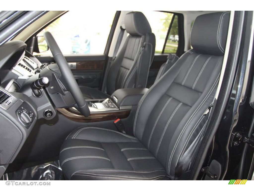 Ebony Interior 2012 Land Rover Range Rover Sport Supercharged Photo #56062013
