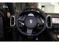 Black 2012 Porsche Cayenne S Steering Wheel