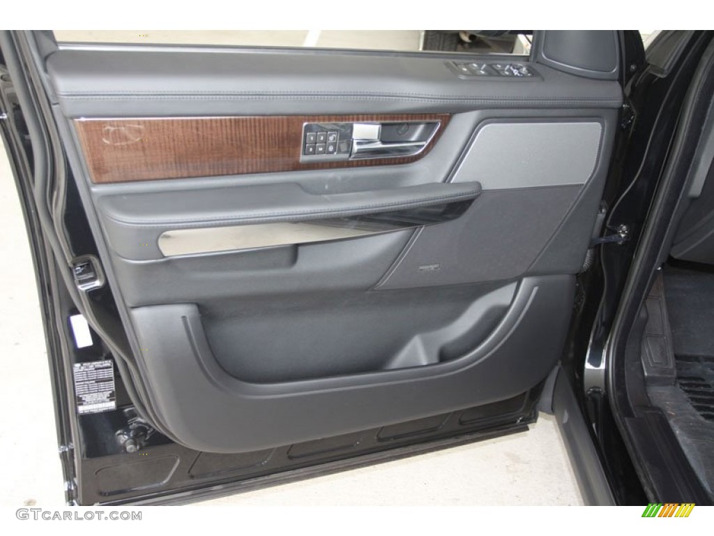 2012 Land Rover Range Rover Sport Supercharged Ebony Door Panel Photo #56062106