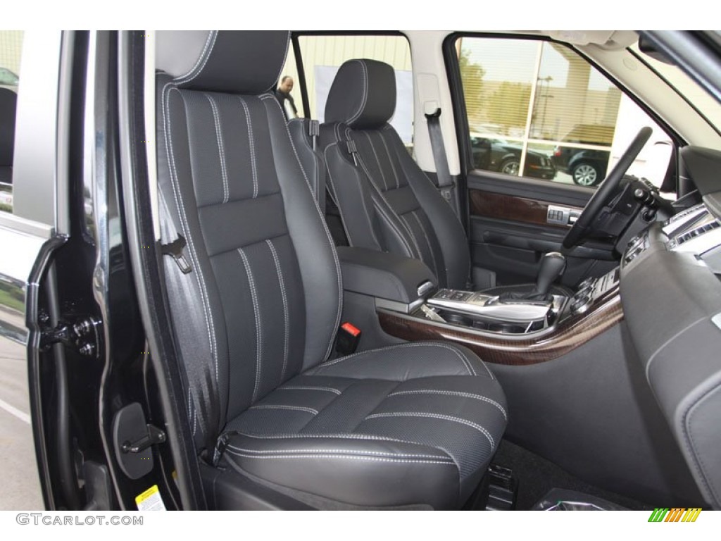 Ebony Interior 2012 Land Rover Range Rover Sport Supercharged Photo #56062142