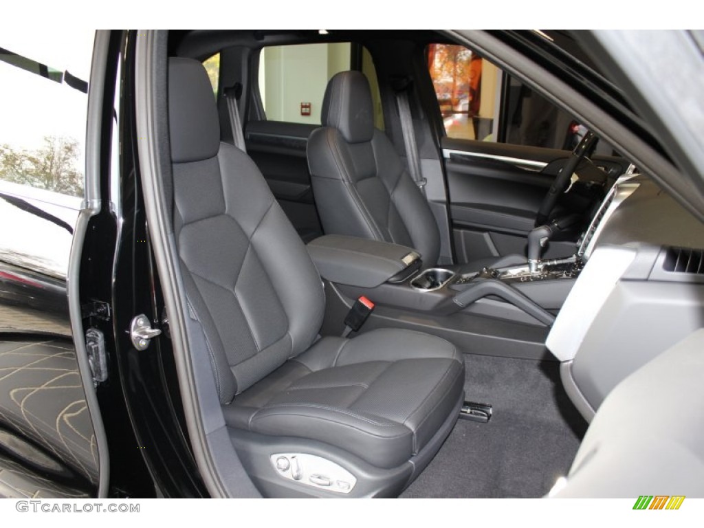 Black Interior 2012 Porsche Cayenne S Photo #56062145