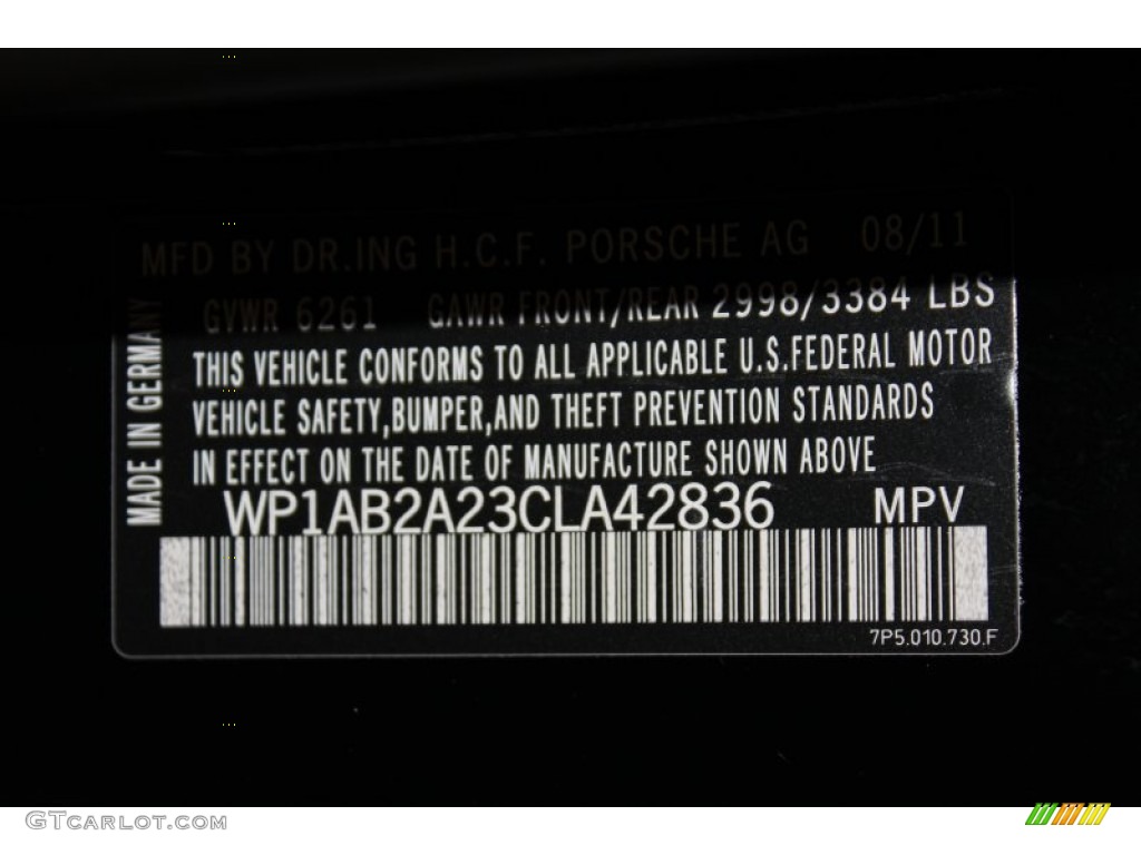 2012 Cayenne S - Black / Black photo #30