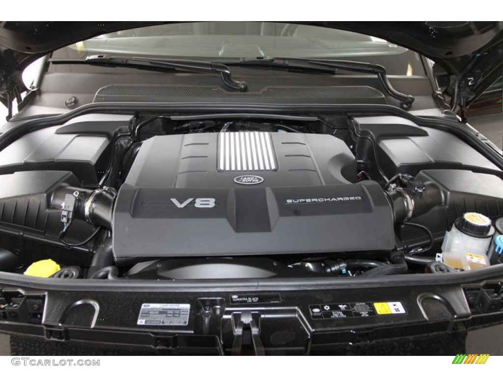 2012 Land Rover Range Rover Sport Supercharged 5.0 Liter Supercharged GDI DOHC 32-Valve DIVCT V8 Engine Photo #56062199