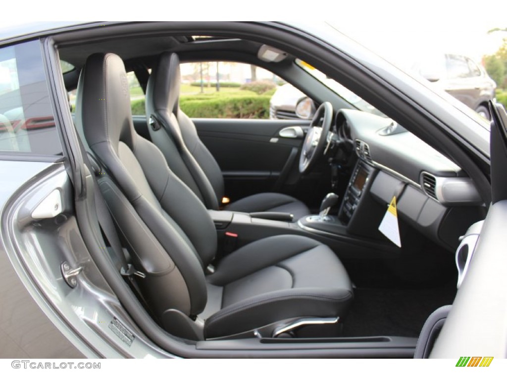 2012 911 Carrera GTS Coupe - Meteor Grey Metallic / Black photo #26