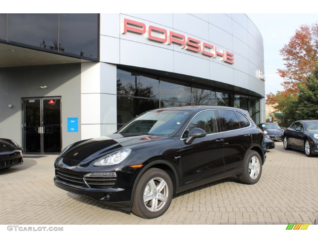 Black 2012 Porsche Cayenne S Hybrid Exterior Photo #56062535