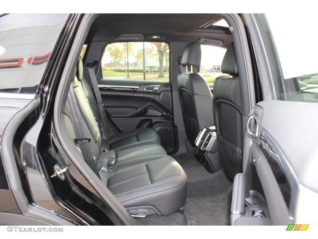 Black Interior 2012 Porsche Cayenne S Hybrid Photo #56062757